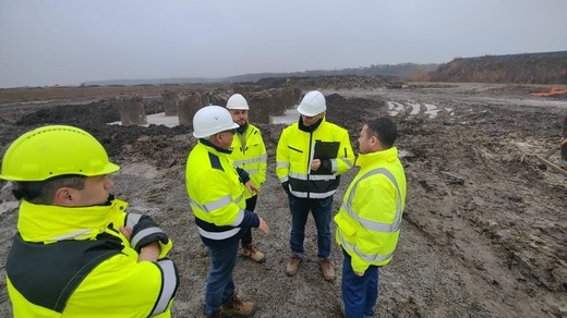 Stadiul lucrărilor la Lotul 1 al Autostrăzii Moldova A7
