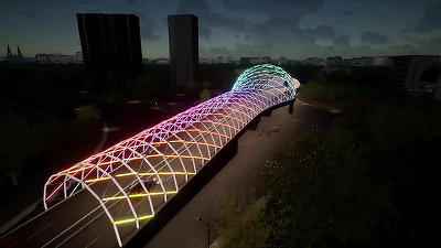 VIDEO Un nou pasaj rutier suprateran în București. ”Europa unită”.