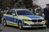 FOTO BMW-urile cumpărate de IGPR, achiziție verificată de Parchetul European condus de Kovesi, prezentate de Ziua Poliției Române
