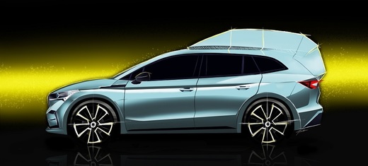VIDEO&FOTO Skoda preia ideea Jogger Sleep Pack și propune Enyaq caravan, cu pat extensibil și birou