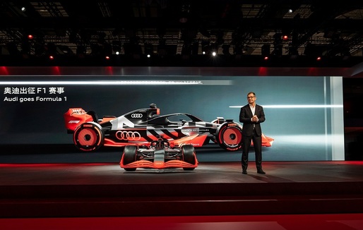 FOTO Premieră mondială pentru mașina de Formula 1 a mărcii Audi