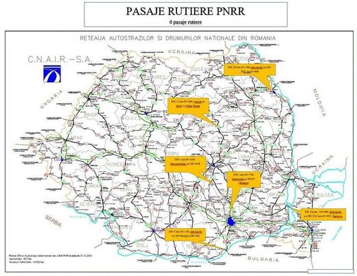 Au fost desemnați câștigătorii pentru construcția a șase pasaje denivelate pe drumuri naționale importante