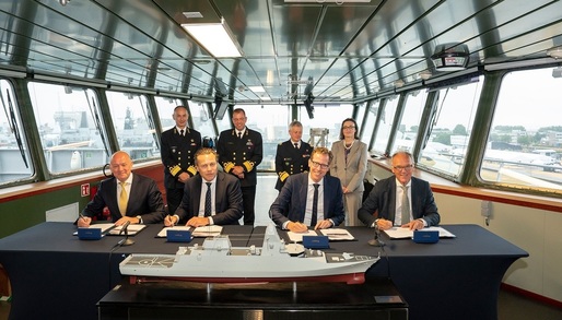 FOTO Damen Galați va construi și proiecta 4 noi fregate pentru Olanda și Belgia