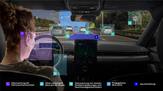 Ford a primit autorizare pentru sistemele de conducere autonomă de nivel 2+