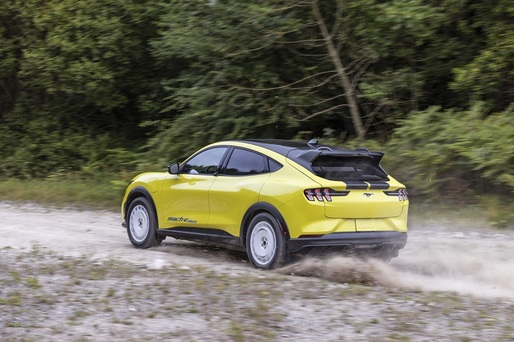 VIDEO & FOTO Ford lansează Mustang Mach-E Rally, primul automobil electric pregătit pentru macadam