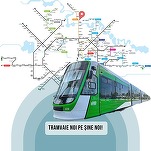STB: Liniile de tramvai de pe axa Nord - Est din Capitală intră în proces de modernizare