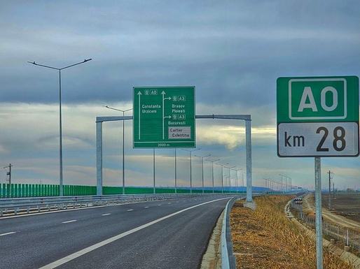 VIDEO Ultimele pregătiri pentru deschiderea circulației pe un nou lot din Autostrada Bucureștiului