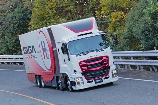 Isuzu și Honda încep testele cu camioane cu hidrogen