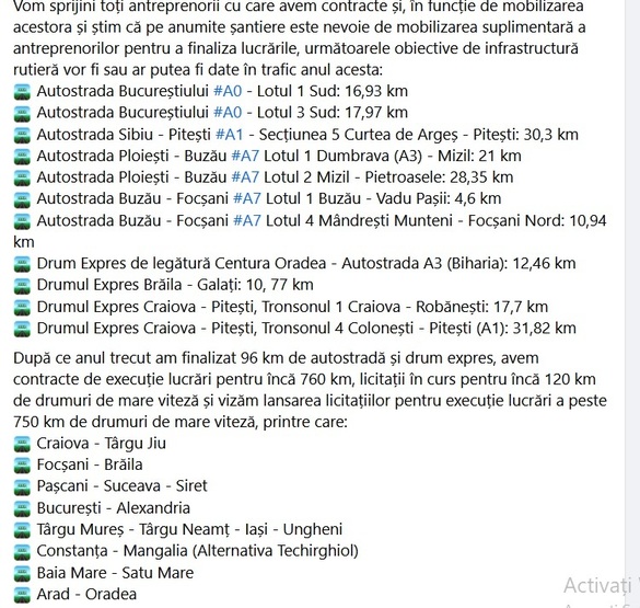 FOTO ANUNȚ România va avea parte și anul acesta de premiere în infrastructura rutieră