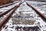 Șine de cale ferată, rupte de ger în România