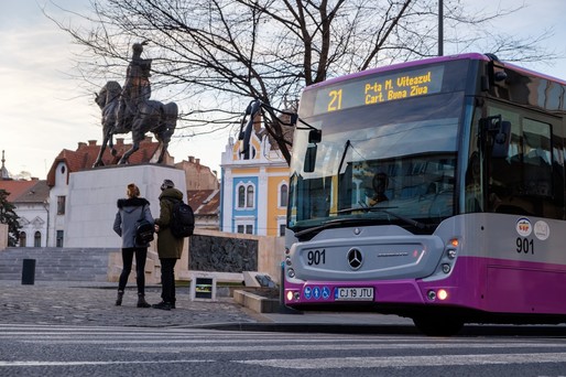 Licitație pentru autobuze cu hidrogen la Cluj-Napoca. E prima de acest gen în țară. Se încarcă 100% în maxim 10 minute