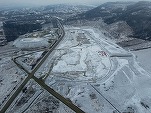 VIDEO&FOTO - Lucrări reluate la o nouă secțiune pe Autostrada Sibiu - Pitești