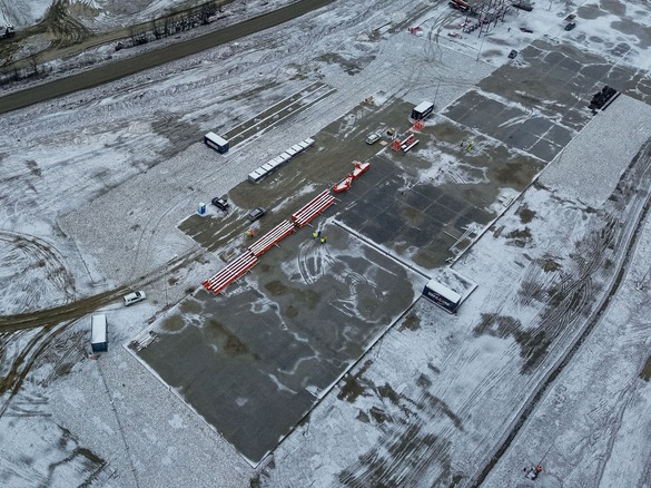 VIDEO&FOTO - Lucrări reluate la o nouă secțiune pe Autostrada Sibiu - Pitești