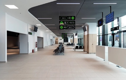 Noul terminal de la Aeroportul Internațional Iași, operațional de la 31 martie