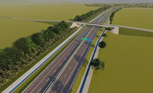 VIDEO Lucrările la Autostrada Moldovei avansează alert în perioadă de iarnă