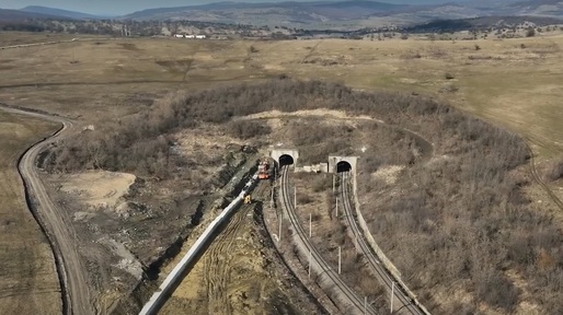 VIDEO Noi imagini de pe șantierul căii ferate dintre Brașov și Sighișoara. Când va fi încheiată modernizarea