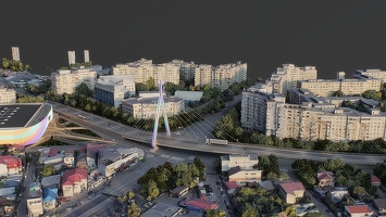 FOTO Primarul sectorului 4 prezintă cum va arăta un nou pasaj rutier modern