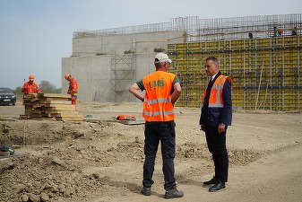 FOTO Nouă inspecție pe  Autostrada A7. Umbrărescu a ajuns la 35%. Când va fi deschis un nou tronson