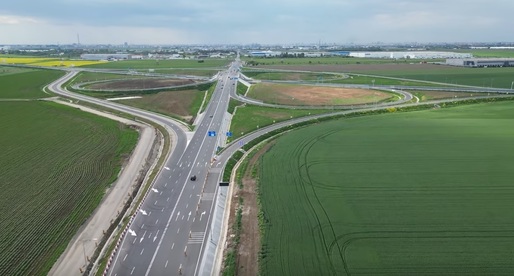VIDEO Este pregătită deschiderea circulației pe încă un tronson la Autostrada Bucureștiului