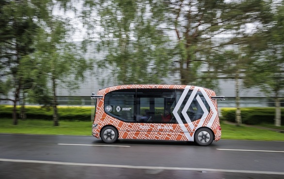 FOTO Renault lansează primul vehicul autonom de Nivel 4 pentru public, care va transporta spectatorii la Roland Garros