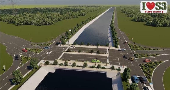 FOTO Bucureștiul începe construcția unui nou pod rutier peste râul Dâmbovița