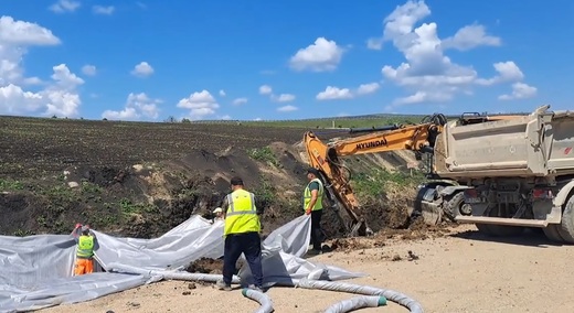 VIDEO Românii și spaniolii au adus peste 280 de muncitori pentru un nou drum expres în România