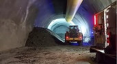 VIDEO Noi imagini inedite - Grupul austriac PORR avansează puternic cu tunelurile în galeria Autostrăzii Sibiu-Pitești. Compania lucrează nonstop
