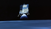 FOTO Sonda lansată de China a asenelizat pe partea îndepărtată a Lunii