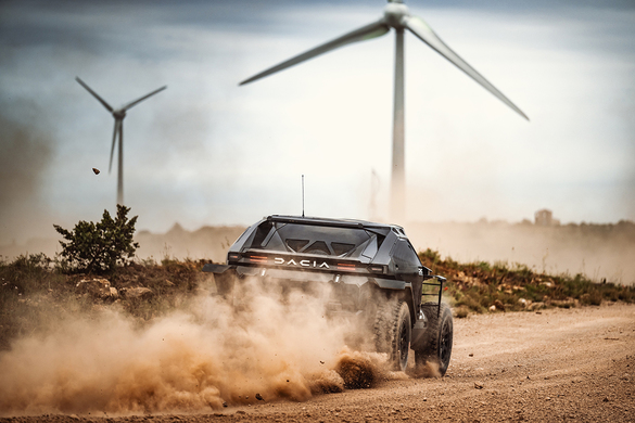 FOTO Imagini spectaculoase cu Dacia Sandrider, care a finalizat primele teste pentru Raliul Dakar. Echipa și-a propus să câștige titlul suprem