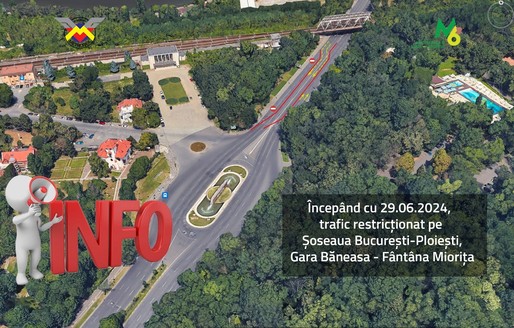 Metrorex anunță restricții de circulație în zona fântânii Miorița, pentru lucrări la M6