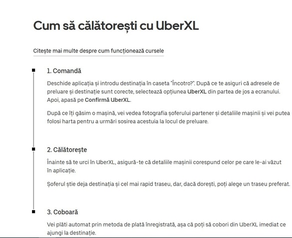 FOTO Uber introduce un nou serviciu în România