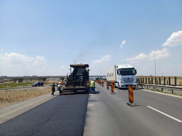 VIDEO&FOTO ANUNȚ Pregătiri pentru deschiderea circulației pe cel mai nou nod rutier dintre două autostrăzi din România