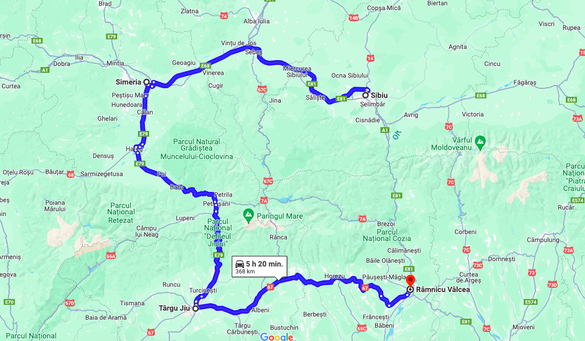 HARȚI Patru rute alternative posibile după închiderea circulației pe Valea Oltului