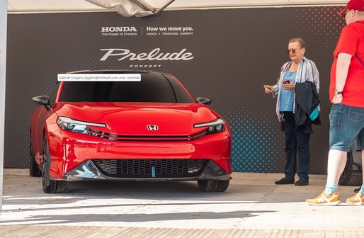 FOTO Honda a prezentat la Goodwood Festival of Speed noua generație a celebrului coupe Prelude, pe care îl va relansa în Europa