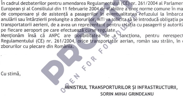 ULTIMA ORĂ DOCUMENT România intervine în scandalul întârzierilor aeriene 