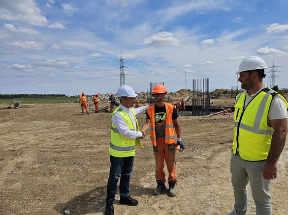 FOTO ANUNȚ - Umbrărescu se pregătește să intre cu lucrările la Autostrada Bucureștiului în zona protejată