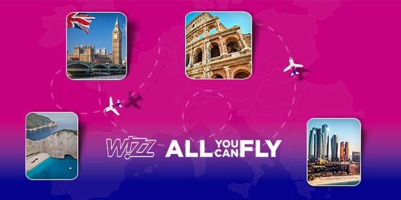 FOTO Wizz Air lansează un abonament „All You Can Fly