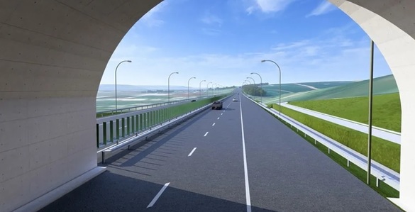 FOTO Nou pas pentru Autostrada A8 Tg. Neamț – Iași – Ungheni. Cât va costa autostrada care va avea 14 tuneluri și 11 noduri rutiere