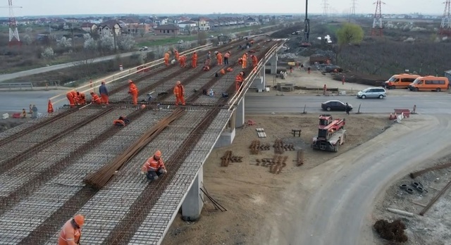 VIDEO Imagini aeriene de pe centura unde Umbrărescu a adus peste 500 de muncitori pentru lucru non-stop