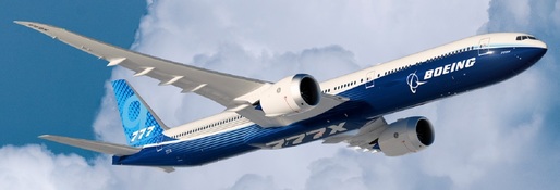 Boeing întrerupe testele aeronavei 777X după ce a constatat deteriorarea uneia dintre structurile avionului