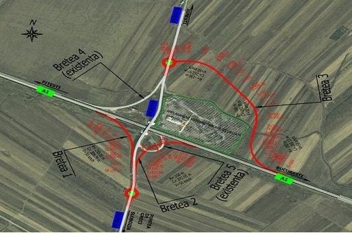 FOTO 3 noduri rutiere importante pregătite pe A1, A2 și A3. Au venit deja oferte