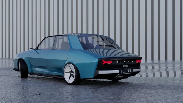 FOTO Cum ar arăta Dacia 1300 reintepretată cu tehnologie actuală? Renault a prezentat conceptul unui coupe derivat din celebrul R12