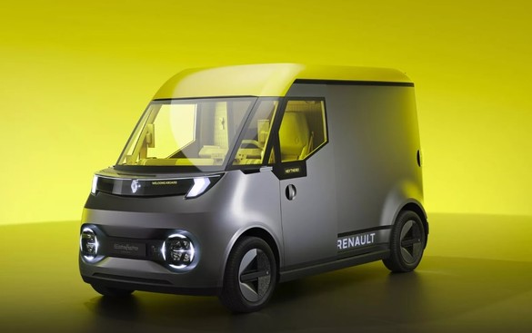 FOTO Renault a readus la viață vechiul Estafette, folosit și de Poșta Română. Ar putea concura direct VW ID.Buzz