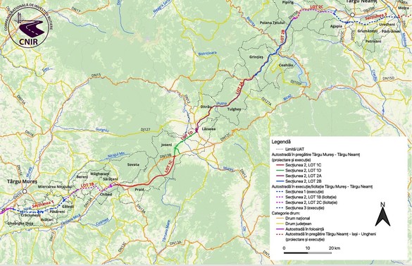 FOTO Start pentru loturile montane ale Autostrăzii Unirii. Vor avea nu mai puțin de 38 de tuneluri și 183 de poduri