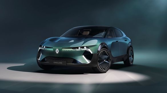 FOTO Renault surprinde cu conceptul Emblème, cu propulsie duală, electric - hidrogen