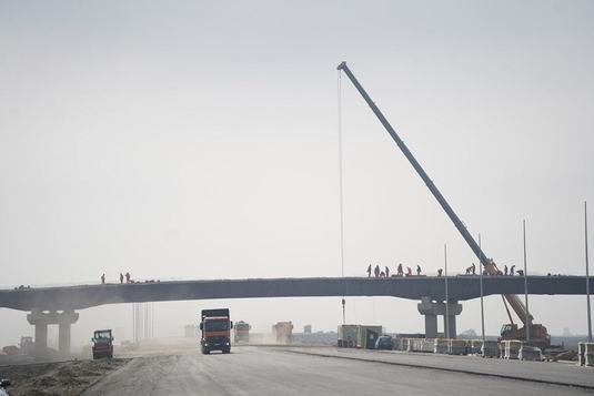 VIDEO&FOTO Umbrărescu se pregătește să deschidă toate loturile unei autostrăzi 