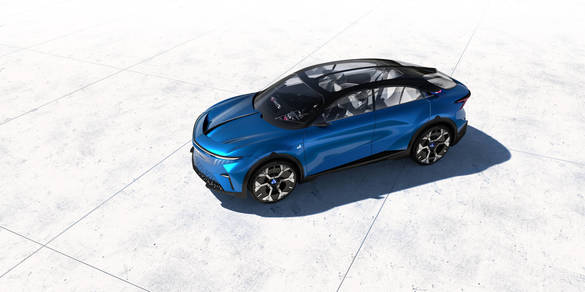 FOTO Alpine a prezentat conceptul A390_β, viitorul fastback electric al mărcii