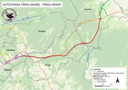 Oferte așteptate pentru construcția Lotului Sărățeni-Joseni al A8 