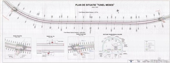 FOTO Constructorii turci au primit contractul pentru ultimul sector din Autostrada Transilvania. Vor realiza cel mai lung tunel de autostradă din România