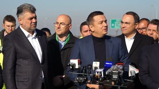 VIDEO Sorin Grindeanu: Pe lotul 4 al Autostrăzii Moldovei s-a bătut recordul - 3.200 de muncitori și 1.000 de utilaje